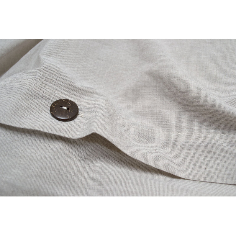 Постільна білизна Lotus Home Washed cotton - Solid kahve-bej євро