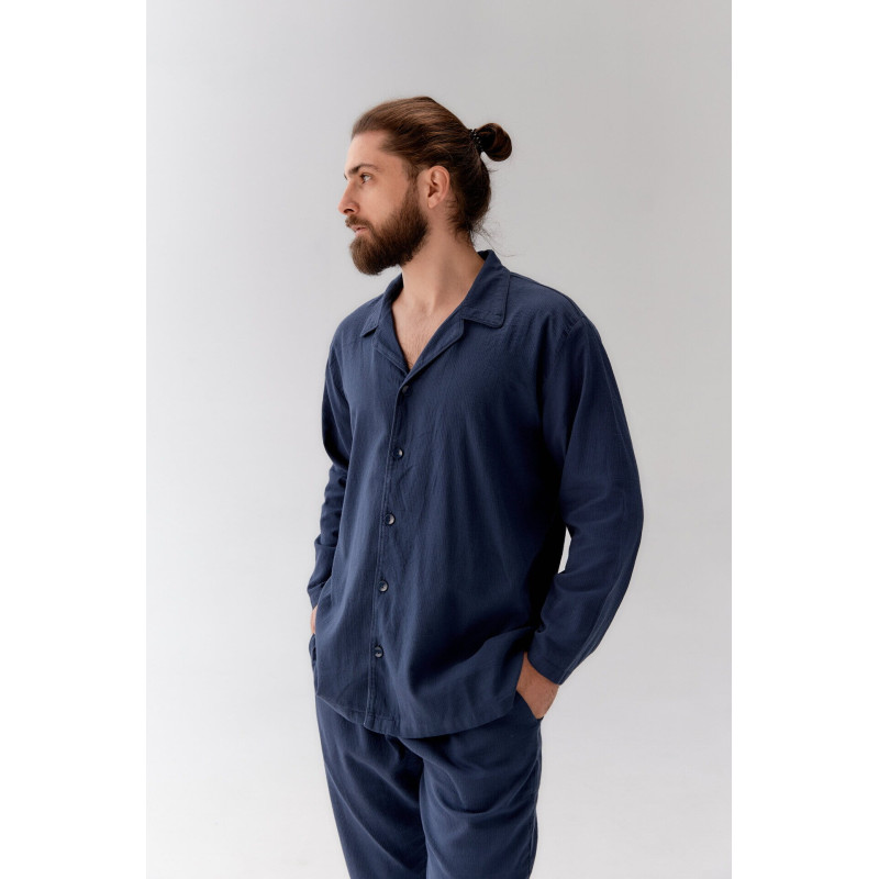 Піжама чоловіча Lotus Home - Porta синій M
