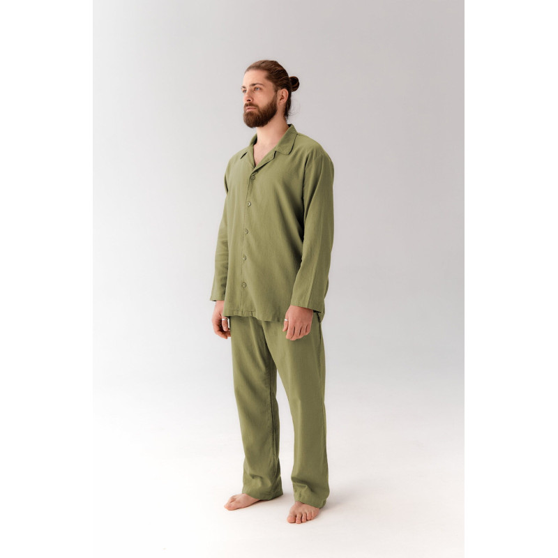 Піжама чоловіча Lotus Home - Porta оливковий L
