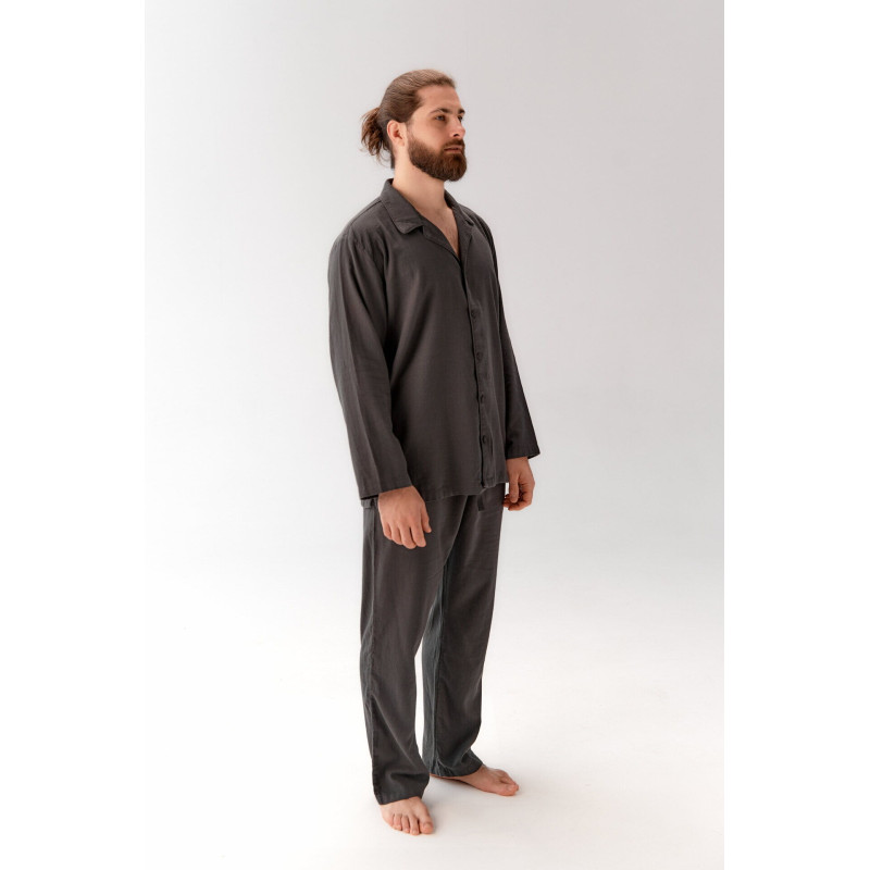 Піжама чоловіча Lotus Home - Porta антрацит L