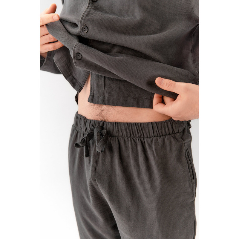 Піжама чоловіча Lotus Home - Porta антрацит L