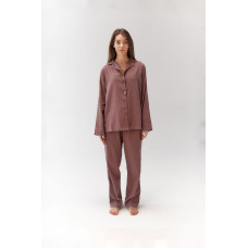 Піжама жіноча Lotus Home - Porta сливовий M