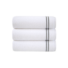 Рушник MieCasa - Milano beyaz-antrasit білий-антрацит 50*90