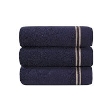 Рушник MieCasa - Milano lacivert-bej синій-бежевий 50*90