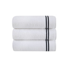 Рушник MieCasa - Milano beyaz-siyah білий-чорний 85*145