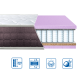 Матрац Eurosleep BRAVE "spring 2 в 1" -