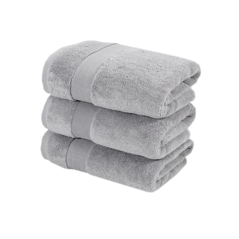 Рушник махровий Lotus Home - Pearl сірий 50*90