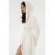 Халат Lotus Home - Rius off white молочний S/M
