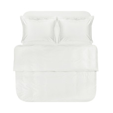 Постільна білизна сатин Lotus Home - Dakota Modern молочний євро