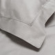 Постільна білизна сатин premium Lotus Home - Dakota Modern сірий євро