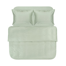 Постільна білизна сатин Lotus Home - Dakota Modern ментоловий євро