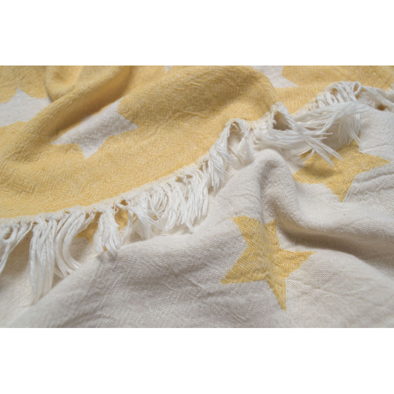 Рушник Lotus Home Pestemal - Star 90*160 saffron жовтий