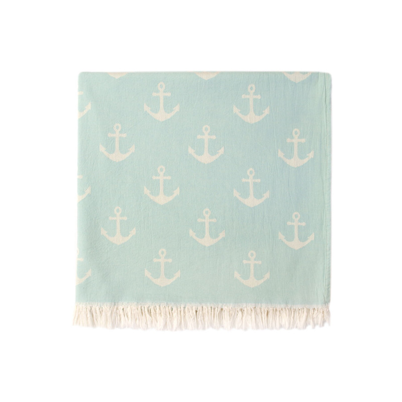 Рушник Lotus Home Pestemal - Anchor 90*160 mint ментоловий