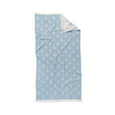 Рушник Lotus Home Pestemal - Anchor 90*160 teal блакитний