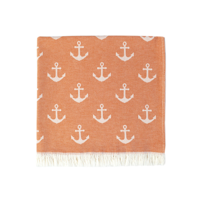 Рушник Lotus Home Pestemal - Anchor 90*160 orange помаранчевий