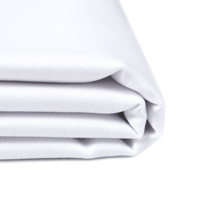 Простирадло Iris Home Готель - Сатин Класік білий 160*200*25 на резинці