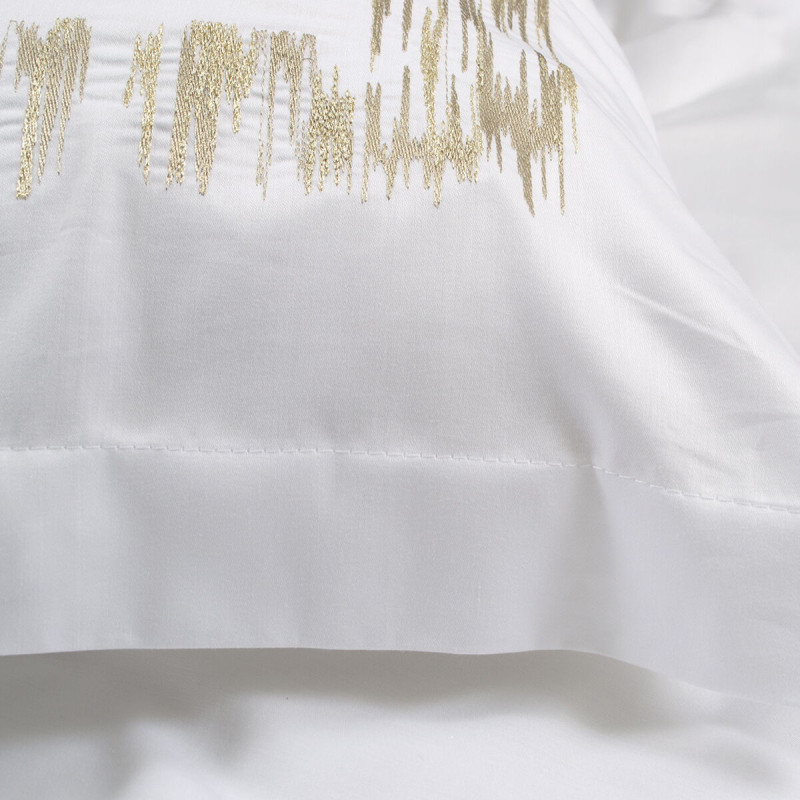 Набір постільної білизни з вишивкою та жакардовим покривалом Dantela Vita - Arvent євро