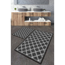 Набор ковриков для ванной Chilai Home CHAIN BANYO HALISI DJT   60x100+50x60