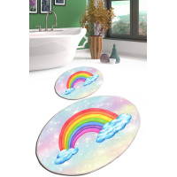 Набор ковриков для ванной Chilai Home LENO BANYO HALISI DJT   60x100+50x60