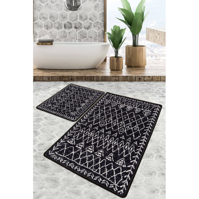 Набор ковриков для ванной Chilai Home  SOHO BANYO HALISI DJT  60x100+50x60