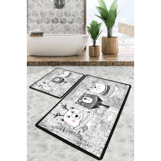 Набор ковриков для ванной Chilai Home   THREE BEARS BANYO HALISI DJT 60x100+50x60