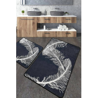 Bathroom Mat Set Chilai Home ALISAN 60*100+50*60