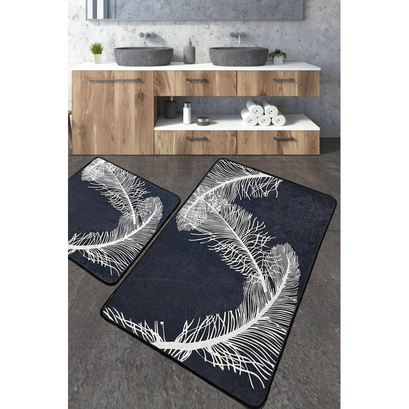 Набір килимків для ванної кімнати Chilai Home ALISAN 60*100+50*60
