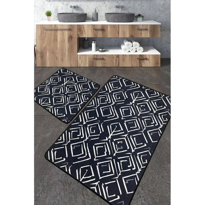 Набір килимків для ванної кімнати Chilai Home CENERO  60*100+50*60