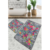 Набір килимків для ванної кімнати Chilai Home ETOVA  60*100+50*60