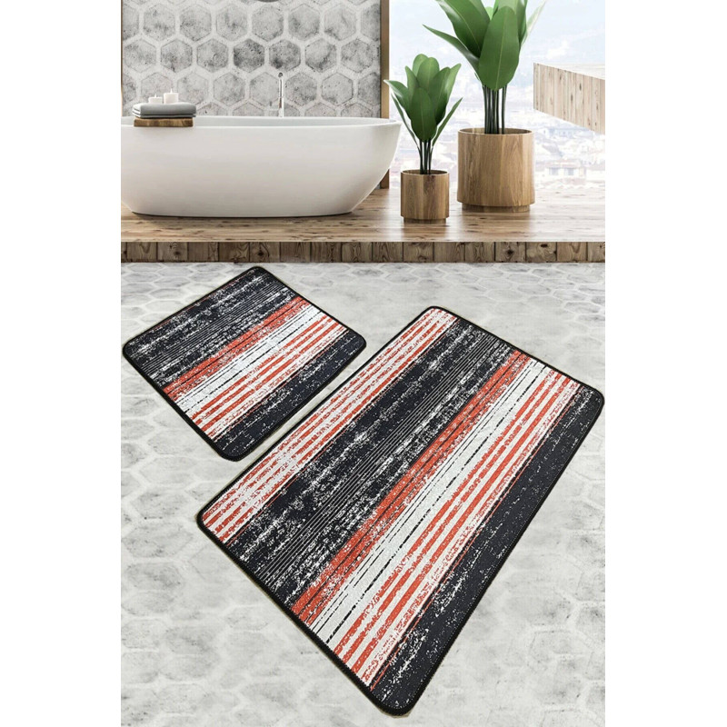 Набір килимків для ванної кімнати Chilai Home FLANG  60*100+50*60