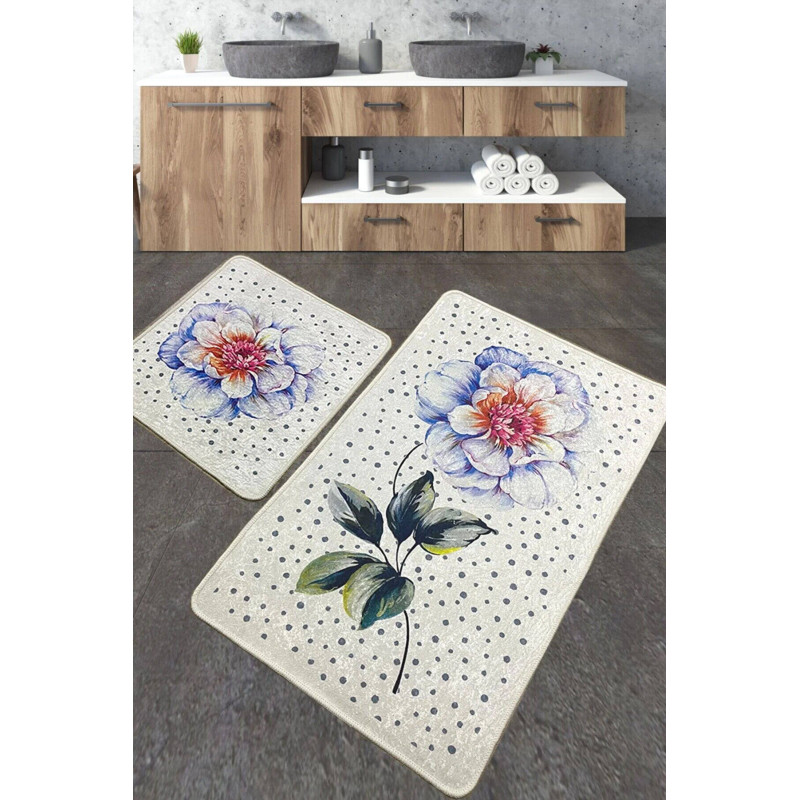 Набір килимків для ванної кімнати Chilai Home JADE  60*100+50*60