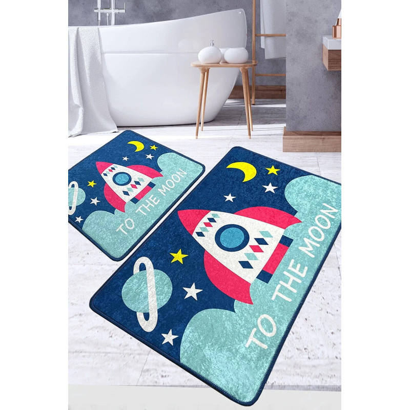Набір килимків для ванної кімнати Chilai Home NAMOON  60*100+50*60