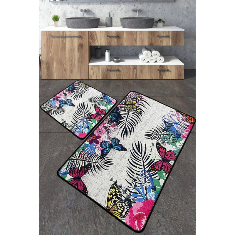 Набір килимків для ванної кімнати Chilai Home NOIROBI  60*100+50*60