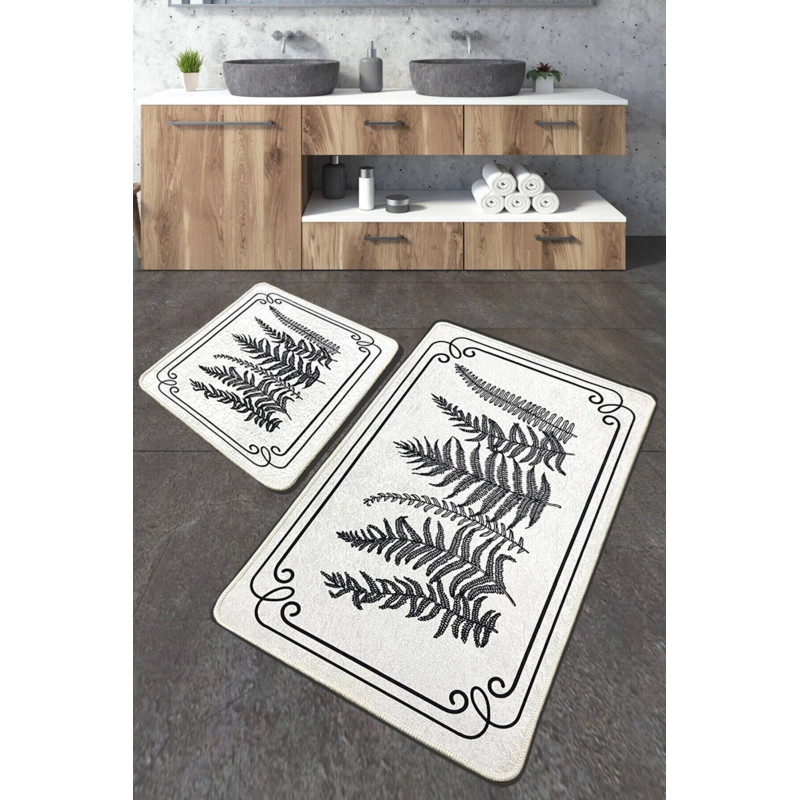 Набір килимків для ванної кімнати Chilai Home TOKYO  60*100+50*60