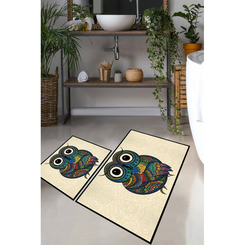 Набір килимків для ванної кімнати Chilai Home   Flyer  60*100+50*60