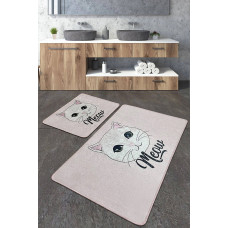 Набір килимків для ванної кімнати Chilai Home   Miya  60*100+50*60