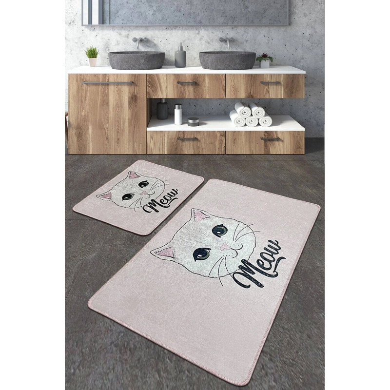 Набір килимків для ванної кімнати Chilai Home   Miya  60*100+50*60
