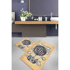 Набір килимків для ванної кімнати Chilai Home  Propeller   60*100+50*60
