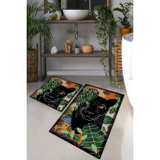 Набір килимків для ванної кімнати Chilai Home  Schwarz    60*100+50*60