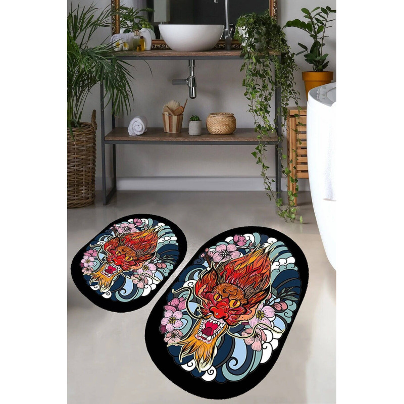 Набір килимків для ванної кімнати Chilai Home   Lakingo  60*100+50*60