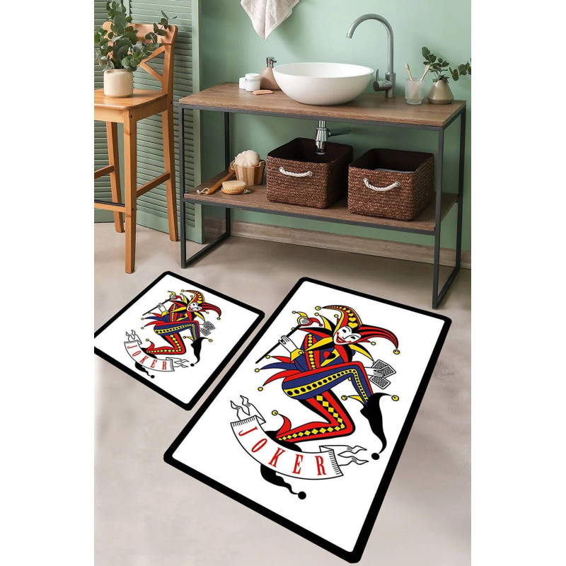 Набір килимків для ванної кімнати Chilai Home   Joker  60*100+50*60