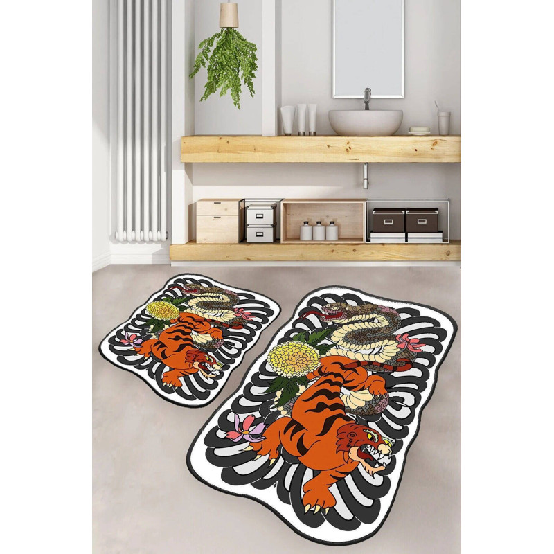 Набір килимків для ванної кімнати Chilai Home   Wild animals  60*100+50*60