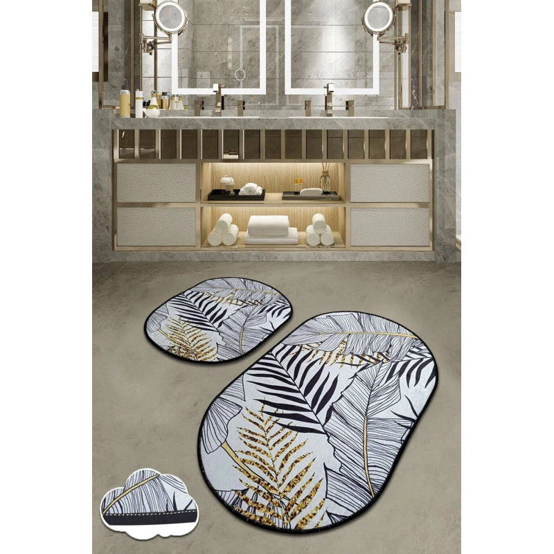 Набір килимків для ванної кімнати Chilai Home   Herbal  60*100+50*60