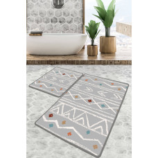 Набор ковриков для ванной Chilai Home BALLOCCO BANYO HALISI DJT   60x100+50x60