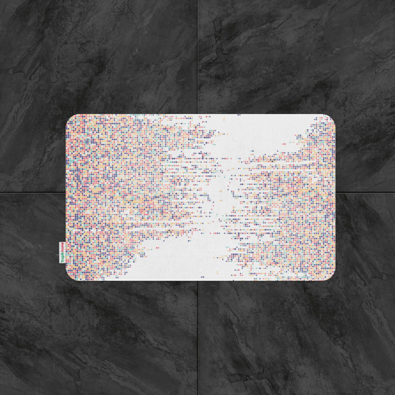 Коврик для ванной Tabe Dotted  60x100