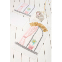 Коврик для ванной Chilai Home Bodrum White