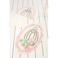 Коврик для ванной Chilai Home Sweet Bird Pink