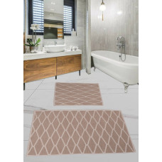 Набор ковриков для ванной комнаты Diva Kidi Cappuccino 60*100+50*60