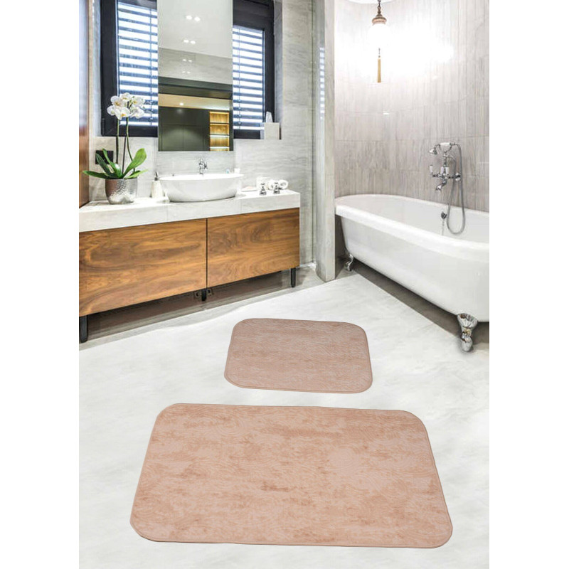 Набор ковриков для ванной комнаты Diva Gold Cream   60*100+50*60