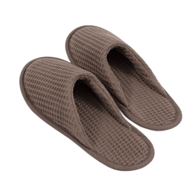 Капці Lotus Home - Waffle brown коричневий